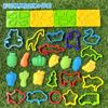 Para transfronterizo buena calidad Niños diy hecho a mano arcilla de colores Plastilina molde animal rodillo rodillo de amasar herramienta para fideos