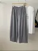 Pantalones de Pierna Ancha Plisados Holgados de Arroz Pegajoso para Mujer Otoño/Invierno 2026 Adelgazantes Versátiles Estilo Coreano Pequeños Casual Pantalones de Abuela