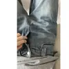 Jeans de Trabajo Azul Claro de Pierna Ancha para Mujer, Novedad Primavera 2026 de Cintura Alta Adelgazantes Holgados Rectos Estilo Americano Pantalones Scimitar