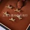 Joias para unhas diamante LZ novo laço dourado flash explosivo zircônia pingente de gota d'água com pérola longo fluxo Su joias diamante