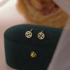 Aretes de Cobre y Plata para Mujer que Realzan el Estilo Aretes para Agujeros en las Orejas Aretes de Diseño Nicho Moda 2022 Aretes Elegantes