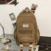 Novedad Mochila Escolar de Alto Valor Linda para Niña Escuela Secundaria Preparatoria Ligera Moderna Dos Piezas Mochila de Gran Capacidad