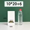 Saco Autoportante de Selagem de Oito Lados com Janela Fosca Spot Saco de Papel Kraft Branco Autovedante Saco de Embalagem Plástica para Alimentos Selado Chá