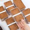 Caja de Tiramisú con Tapa Transparente Pastel Mousse de Mil Capas Puesto de Leche de Soya Caja Desechable para Empaque de Postres para Hornear