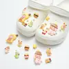 Zapatos Croc 2025 Accesorios Sencillos Ins Corazón Girly Zapatos Croc Hebillas de Zapatos Lindas de Gama Alta Versátiles Flores para Zapatos