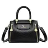 Bolsa de Mão Feminina de Luxo Leve, Novo Estilo Transfronteiriço, Bolsa de Ombro e Transversal Fashion de Grande Capacidade para Senhoras de Meia-Idade, Bolsa para Mãe
