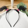 Diademas de Halloween de Venta Caliente Transfronterizas, Cuernos de Diablo Murciélago del Festival de Fantasmas, Alas, Sombreros de Bruja, Accesorios para el Cabello de Telaraña, En Stock para Venta al por Mayor
