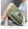 Shorts de Ferramenta Masculino Verão Estilo Americano Marca Tendência Solto Reta Calça Esportiva Seda de Gelo Secagem Rápida Casual Calça de Basquete