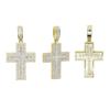 Colgante de circonita con cruz de Amazon Wish, collar de hip hop para hombre con circonitas, joyería transfronteriza.