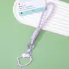 Lanyard de Teléfono de Gato KT de Dibujos Animados, Correa de Muñeca de Resina Tejida Linda, Colgante para Bolso de Pareja, Disponible en Múltiples Colores, Correa para Teléfono