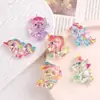 Accesorios de resina de dibujos animados para manualidades joyería transfronteriza destello fino accesorio de pinza para el pelo de crema de caballo único funda de teléfono móvil hebilla de zapato