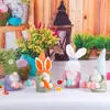 ¡Guau, Decoraciones Personalizadas de Pascua, Figuras de Conejo, Muñecos Sin Rostro de Rudolph, Regalos, Accesorios de Decoración para Eventos
