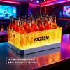 Cubo de Hielo Luminoso Bar Ktv Habitación Privada Led Engrosado Cubo de Cerveza Recargable Cubo de Champán Creativo Cubo de Hielo de Diamante