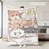 Manta estampada de dibujos animados y anime transfronteriza de Mikko, manta de franela para niña linda, manta de felpa para cubrir el sofá de la siesta