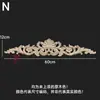 Dongyang Tallado en Madera Estilo Europeo Calcomanía Accesorios para Muebles Flores para Puertas de Madera Tallado Fino Calcomanías para Puertas de Gabinete Flores para Cabeceras Calcomanías de Madera Maciza Decoración