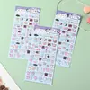Pegatinas de Goteo de Cristal Tridimensional Personalizables con Mascotas de Dibujos Animados Lindas para Niños, Pegatinas Frescas y Transparentes para Decoración de Diarios