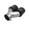 Atacado Direto da Fábrica Universal para Carro Fibra de Carbono Garganta Traseira Tubo de Escape Garganta Traseira de Carbono Positivo Tubo de Escape Enrolado