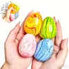 1 peça - Ovos floridos, maltose, música de amassar, brinquedos de alívio de estresse da Páscoa, para desabafar, presentes de rebote lento