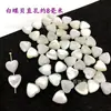 Concha de borboleta natural concha de borboleta branca crescente concha preta pingente diy pulseira lua colar brincos joias acessórios de orquídea óssea