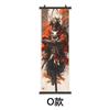 Amazon Pintura Colgante de Armadura de Samurái Antiguo Sala de Estar Dormitorio Póster Perimetral de Animación Mural de Rollo de Juego Secundario