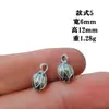 Pingente Antigo de Liga Prateada em Forma de Gota d'Água Pingente com Borla Acessórios para Joias DIY Material com Contas Pulseira Grampo de Cabelo Brincos Atacado