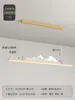 Nuevo Candil de Restaurante Estilo Chino Larga Madera Grano Estilo Chino Zen Simple Barra Estudio Paisaje Sala de Té Mesa de Té Lámparas