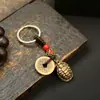 Colgante Llavero con Forma de Caparazón de Tortuga "Riqueza y Fortuna" de Aleación para Hombres y Mujeres, Adorno para Llavero de Coche, Colgante de Decoración Artesanal