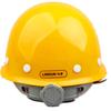 Casco de seguridad Lin Dun de plástico ABS reforzado con fibra de vidrio para maquinaria de construcción, casco antigolpes, cúpula en forma de V, tres costillas, logotipo transpirable.