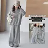 Conjunto de Otoño para Niñas Estilo Americano con Adorno de Encaje 2026 Nueva Moda con Lazo de Perlas para Principios de Otoño para Niños Mayores