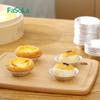 Suporte para Tarte de Ovo FaSoLa Forno Ferramentas Domésticas para Assar Suporte para Tarte de Ovo de Folha de Alumínio Molde Molde para Bolo Pequeno de Folha de Alumínio Antiaderente