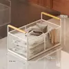 Cesta de Ropa Sucia para Uso Doméstico, Colocada Junto a la Lavadora, Estante de Almacenamiento para Ropa y Pantalones, Gran Capacidad, Cesta de Lavandería Móvil para Baño