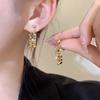 Diseño Exquisito y Dinámico, Pendientes Compactos y Simples de Borla Larga Cuadrada, Pendientes Versátiles para el Trabajo, Perlas de Moda y Versátiles
