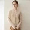 Cárdigan de cachemir para mujer % cachemir de cabra puro, nuevo estilo otoño e invierno, patrón trenzado vintage, abrigo suéter tejido holgado, grueso