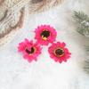 Flor de seda simulada de 7cm Crisântemo Girassol Cabeça de flor artificial Flor para casamento Adereços para fotografia de flores