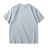 Camiseta de Algodón Puro Cuello Redondo Manga Corta Ag240G Verano para Hombre Peso Pesado Holgada Uniforme de Clase Camisa Cultural Logo Estampado Digital