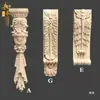 Coluna Romana Estilo Europeu Madeira Maciça Esculpida Decoração Simples Estilo Europeu Cabeça de Coluna Estilo Chinês Viga de Suporte Viga de Suporte Almofada Móveis Lareira Armário