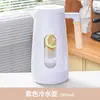 Jarra de Agua Fría Resistente a Altas Temperaturas para Uso Doméstico, Hecha de Vidrio a Prueba de Explosiones de Grado Alimenticio, Gran Capacidad, Adecuada para Refrigerador, Contenedor Doméstico para Almacenamiento de Agua