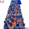 Ropa de Diseño Complejo Estilo Rococó Bordado de Flores Tridimensionales Encaje Brillante Popularidad Europea y Americana Tejido de Boda