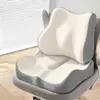 Cojín de Asiento con Soporte Lumbar Cruzado para Oficina Artefacto para Estar Sentado Mucho Tiempo Cojín de Asiento con Soporte Lumbar para Estudiante Almohadilla para Glúteos de Trabajo Cojín de Asiento Integrado con Soporte Lumbar