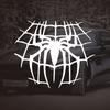 Comércio exterior Spider-Man logotipo adesivos de vidro do carro adesivos reflexivos motocicleta elétrica Halloween teia de aranha adesivos de carro quente