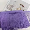 En Stock 15cm Encaje de Flecos de Poliéster para Danza Latina, Decoración de Danza Étnica, Accesorios de Flecos Hechos a Mano para Ropa DIY