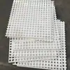Placa perfurada de plástico de 5 mm de espessura para canteiro de obras, placa texturizada, placa perfurada de plástico PP com furos