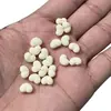Contas Espaçadoras Pequenas em Forma de Coração com Frutas de Marfim Esculpido, Contas Esculpidas com Pó de Concha DIY Pulseira Colar Acessórios de Joia Atacado