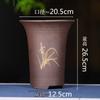 Maceta para Orquídeas de Arena Morada Maceta para Orquídeas de Arena Morada Yixing Maceta de Cerámica para Orquídeas con Plato Paquete de Mayorista Daño