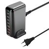 Cargador GaN PD3.1 de 600 W, cargador PD multipuerto de 500 W, cargador de 320 W, adaptador de 440 W