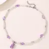 Collar de Perlas Europeo y Americano Transfronterizo Colgante de Oso Accesorios Bohemios de Amor para Niñas Cadena para Clavícula Collar Dulce Joyería