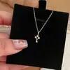 ¡Cuidado! Plata de Ley S925 Colgante de Llave Pequeña Cadena para Clavícula Mini Estilo Japonés para Mujer Lujo Accesible Exquisito Elegante Collar para Mujer