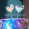 Estilo de celebridade da Internet estilo ins estilo sonho fragmento amor bolo cartão inserção cor lantejoulas borda festa bolo decoração