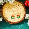 Joias Populares Transfronteiriças Europeias e Americanas Populares Brincos de Sino de Natal Design de Nicho Árvore de Natal Brincos de Cereja