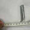 Codo Galvanizado para Poste de Tienda de Campaña Unión de Poste de Fibra de Vidrio Tubo de Conexión Carcasa de Tubo Galvanizado Accesorios de Unión de Ferretería Metal